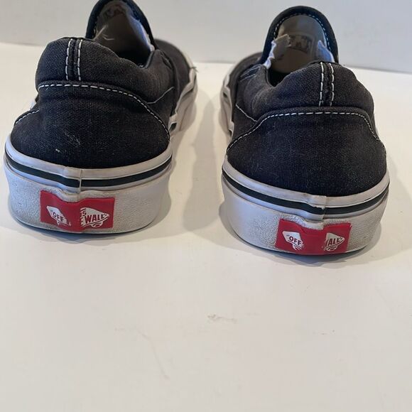 Vans Sneakers Slip On Black and White Size 7.5 - Picture 4 of 7